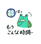 時間の無い時に使える～亀になりたいかえる（個別スタンプ：16）
