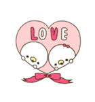 ぴょくん＆ぴょこちゃん♡カップル（個別スタンプ：39）