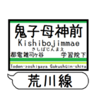 都電荒川線 駅名 シンプル＆いつでも（個別スタンプ：27）