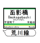 都電荒川線 駅名 シンプル＆いつでも（個別スタンプ：29）