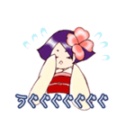 お喋りお着物娘（個別スタンプ：6）