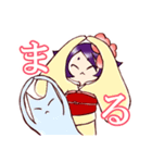 お喋りお着物娘（個別スタンプ：24）