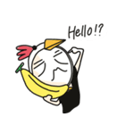 別世界に生きる夫婦 フルーツ編 by MJ（個別スタンプ：2）