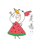 別世界に生きる夫婦 フルーツ編 by MJ（個別スタンプ：7）