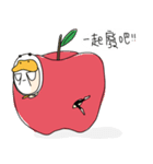 別世界に生きる夫婦 フルーツ編 by MJ（個別スタンプ：8）