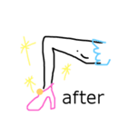 なんでもアリのおもしろギャルお笑いレトロ（個別スタンプ：34）