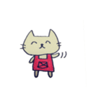 メガネお父さんとその家族の日常スタンプ（個別スタンプ：10）