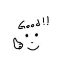 落書き顔文字第2段（個別スタンプ：1）