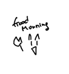 落書き顔文字第2段（個別スタンプ：3）