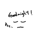 落書き顔文字第2段（個別スタンプ：4）