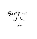 落書き顔文字第2段（個別スタンプ：5）