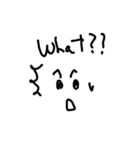 落書き顔文字第2段（個別スタンプ：16）