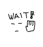落書き顔文字第2段（個別スタンプ：18）
