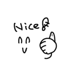 落書き顔文字第2段（個別スタンプ：19）