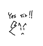 落書き顔文字第2段（個別スタンプ：22）