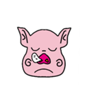 とんとんpig(顔)（個別スタンプ：10）