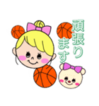 バスケットボール女の子(少年団保護者版)（個別スタンプ：12）
