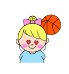 バスケットボール女の子(少年団保護者版)（個別スタンプ：29）