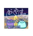 夏におすすめ 日本語と英語（個別スタンプ：4）