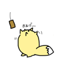ぽっちゃりタヌキツネ（個別スタンプ：24）