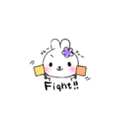毎日使える✩うさぎちゃんすたんぷ（個別スタンプ：1）