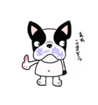 言葉が顔にでるフレンチブル（個別スタンプ：9）