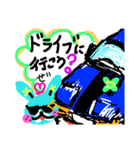 カラフルうさぎとお出かけ・質問＆文字なし（個別スタンプ：21）