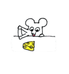 チーズ大好きねずみのグレーくん❣️その四（個別スタンプ：32）