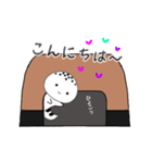ヒョウモンくんと、レオパちゃんのスタンプ（個別スタンプ：1）