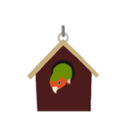 インコといろいろな鳥のスタンプ(Ver.6)（個別スタンプ：1）