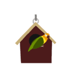 インコといろいろな鳥のスタンプ(Ver.6)（個別スタンプ：5）
