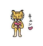 どうぶつ人間（個別スタンプ：13）