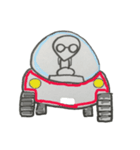 丸眼鏡の宇宙人3（個別スタンプ：2）