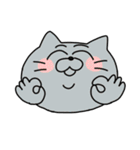 あしたも強く生きるねこ（個別スタンプ：3）