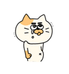 あしたも強く生きるねこ（個別スタンプ：4）