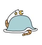 あしたも強く生きるねこ（個別スタンプ：5）