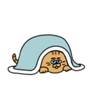 あしたも強く生きるねこ（個別スタンプ：6）