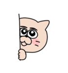 あしたも強く生きるねこ（個別スタンプ：8）
