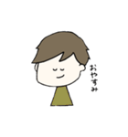 茶髪のおとこのこの日常会話（個別スタンプ：3）