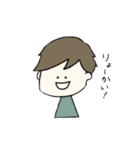 茶髪のおとこのこの日常会話（個別スタンプ：5）