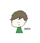 茶髪のおとこのこの日常会話（個別スタンプ：8）