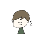 茶髪のおとこのこの日常会話（個別スタンプ：14）