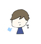 茶髪のおとこのこの日常会話（個別スタンプ：16）