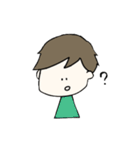 茶髪のおとこのこの日常会話（個別スタンプ：17）