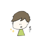 茶髪のおとこのこの日常会話（個別スタンプ：22）