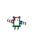 ァィゥェカイクォーズ ドット絵スタンプ（個別スタンプ：7）