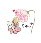 動く Flower Fairy（個別スタンプ：7）