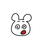 表情が豊かすぎるクマ（個別スタンプ：21）
