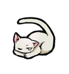猫と犬 シンプル（個別スタンプ：1）