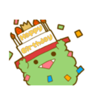 みどりのもふもふモンスター（個別スタンプ：23）